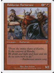 Magic: The Gathering Balduvian Barbarians (173) Lightly Played Foil