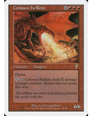 Magic: The Gathering Crimson Hellkite (178) Lightly Played