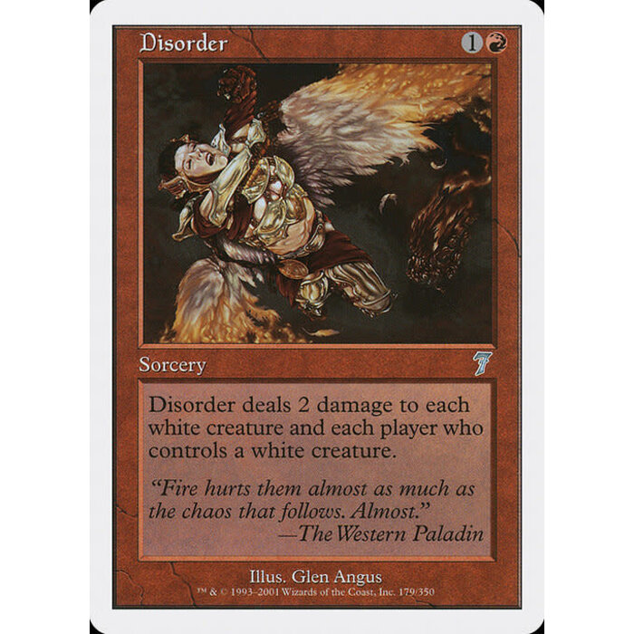 Magic: The Gathering Disorder (179) Lightly Played Foil