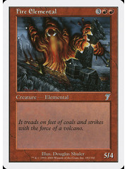 Magic: The Gathering Fire Elemental (183) Lightly Played