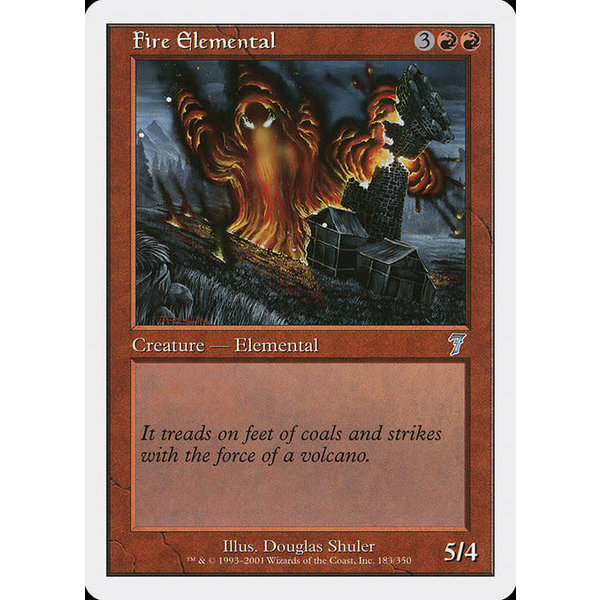 Magic: The Gathering Fire Elemental (183) Lightly Played