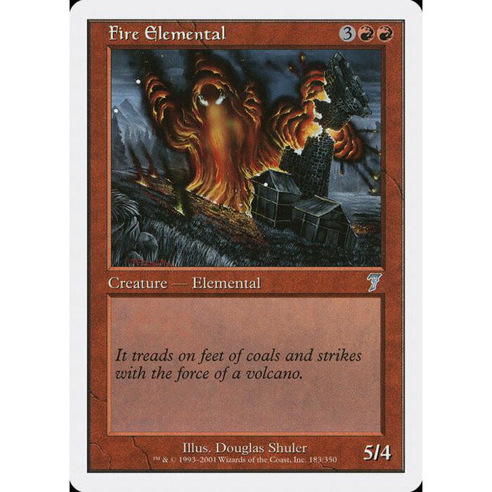 Magic: The Gathering Fire Elemental (183) Lightly Played