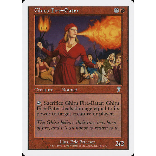 Magic: The Gathering Ghitu Fire-Eater (184) Lightly Played