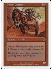 Magic: The Gathering Goblin Chariot (185) Lightly Played