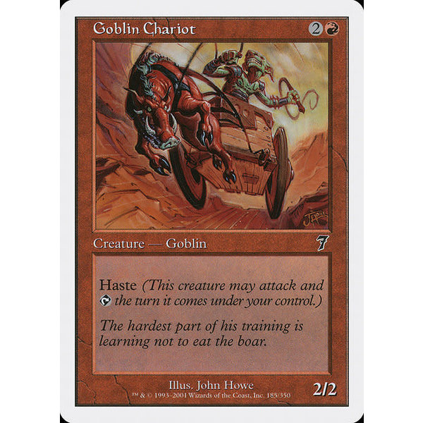 Magic: The Gathering Goblin Chariot (185) Lightly Played