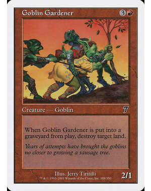 Magic: The Gathering Goblin Gardener (188) Lightly Played