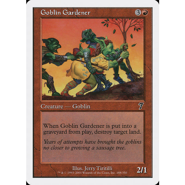 Magic: The Gathering Goblin Gardener (188) Lightly Played