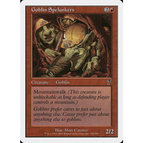 Magic: The Gathering Goblin Spelunkers (193) Lightly Played