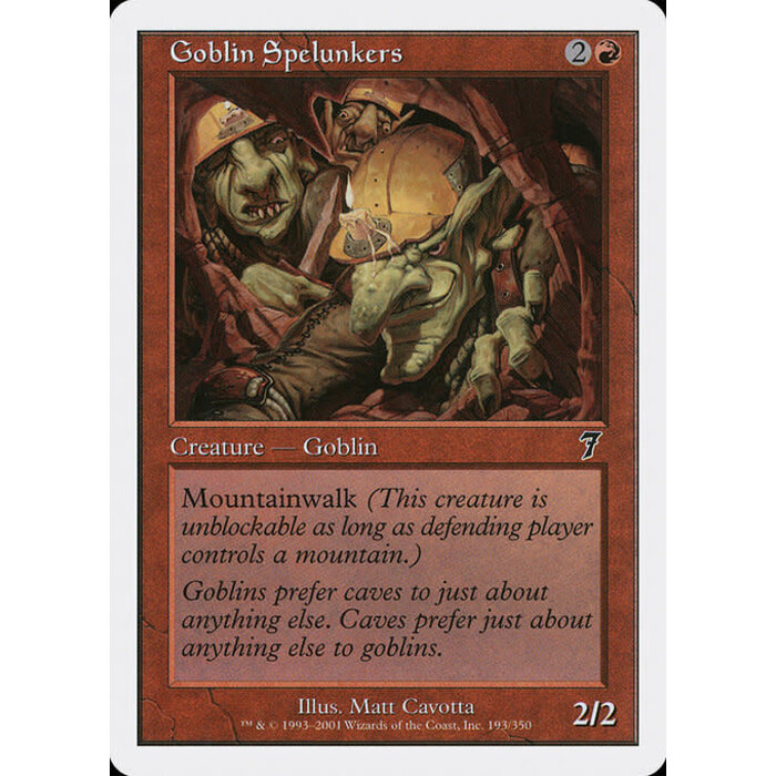 Magic: The Gathering Goblin Spelunkers (193) Lightly Played