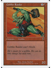 Magic: The Gathering Goblin Raider (192) Lightly Played