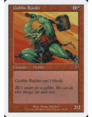 Magic: The Gathering Goblin Raider (192) Lightly Played