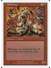 Magic: The Gathering Hill Giant (196) Lightly Played