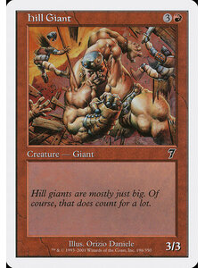 Magic: The Gathering Hill Giant (196) Lightly Played