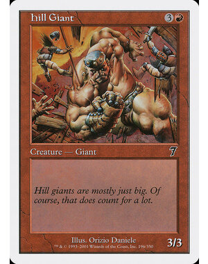 Magic: The Gathering Hill Giant (196) Lightly Played