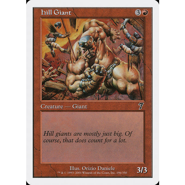 Magic: The Gathering Hill Giant (196) Lightly Played