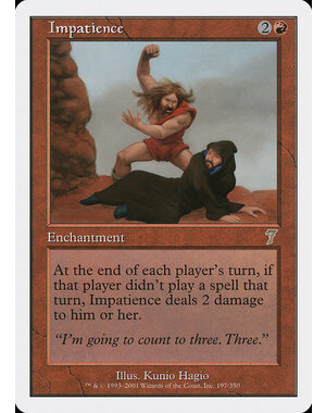 Magic: The Gathering Impatience (197) Lightly Played