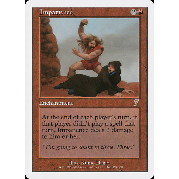 Magic: The Gathering Impatience (197) Lightly Played