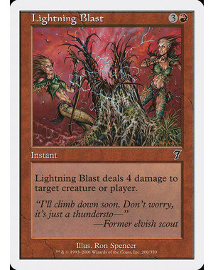 Magic: The Gathering Lightning Blast (200) Lightly Played