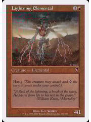 Magic: The Gathering Lightning Elemental (201) Lightly Played