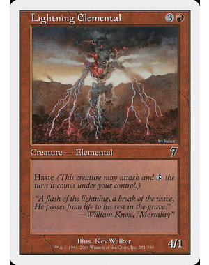 Magic: The Gathering Lightning Elemental (201) Lightly Played