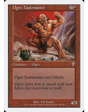 Magic: The Gathering Ogre Taskmaster (203) Moderately Played