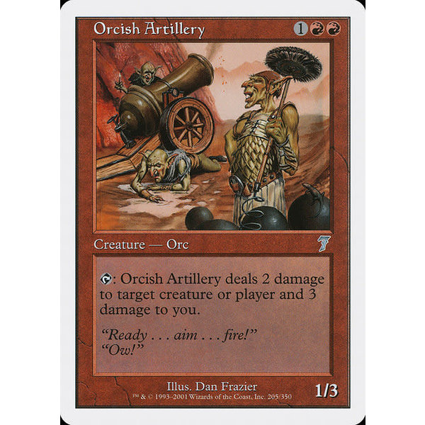 Magic: The Gathering Orcish Artillery (205) Lightly Played