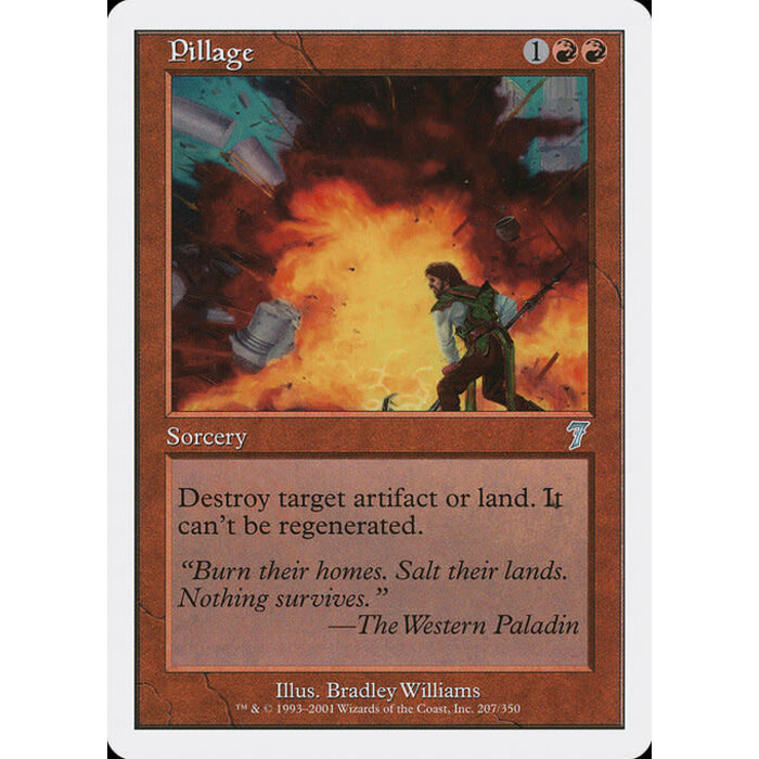 Magic: The Gathering Pillage (207) Moderately Played