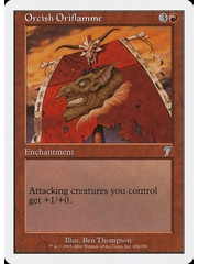 Magic: The Gathering Orcish Oriflamme (206) Moderately Played