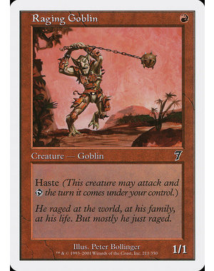 Magic: The Gathering Raging Goblin (211) Lightly Played