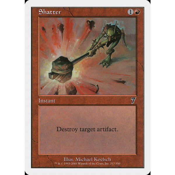 Magic: The Gathering Shatter (217) Moderately Played