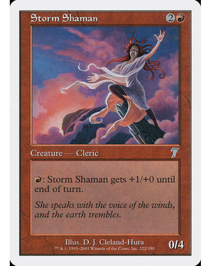 Magic: The Gathering Storm Shaman (222) Lightly Played