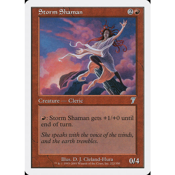 Magic: The Gathering Storm Shaman (222) Lightly Played