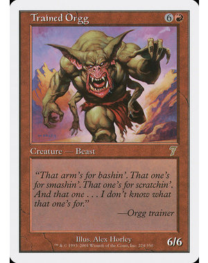 Magic: The Gathering Trained Orgg (224) Lightly Played