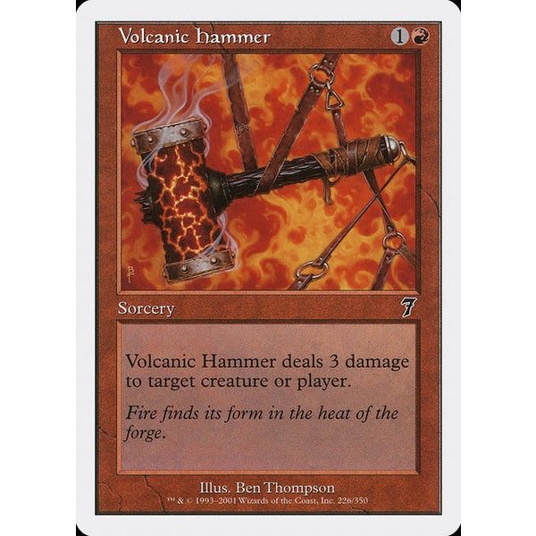 Magic: The Gathering Volcanic Hammer (226) Lightly Played