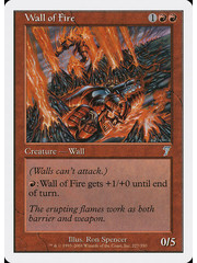 Magic: The Gathering Wall of Fire (227) Lightly Played