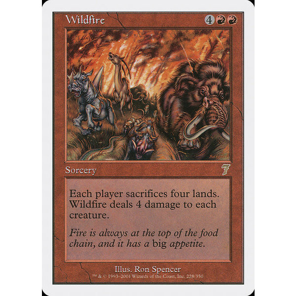 Magic: The Gathering Wildfire (228) Lightly Played