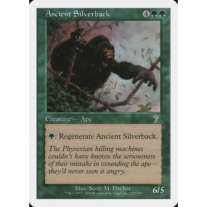 Magic: The Gathering Ancient Silverback (230) Heavily Played