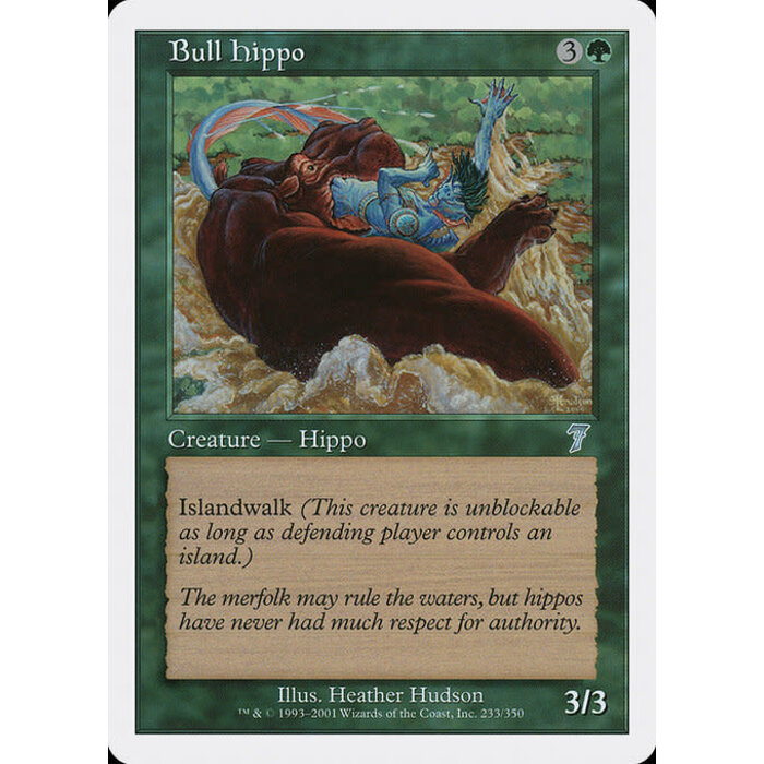 Magic: The Gathering Bull Hippo (233) Lightly Played