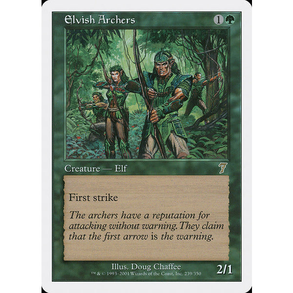 Magic: The Gathering Elvish Archers (239) Lightly Played