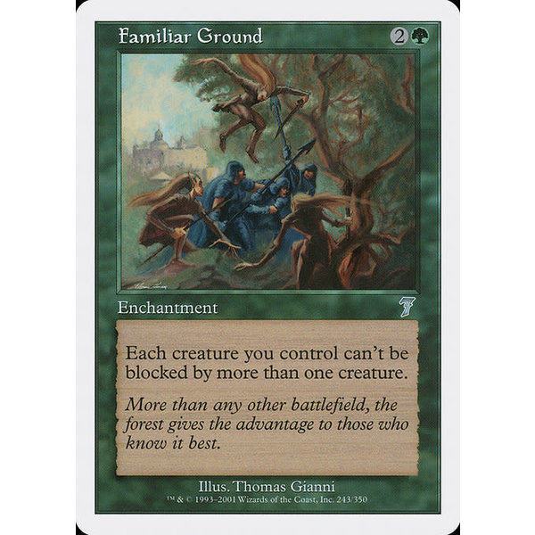 Magic: The Gathering Familiar Ground (243) Lightly Played