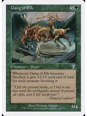 Magic: The Gathering Gang of Elk (247) Lightly Played