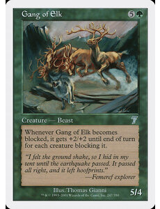 Magic: The Gathering Gang of Elk (247) Lightly Played
