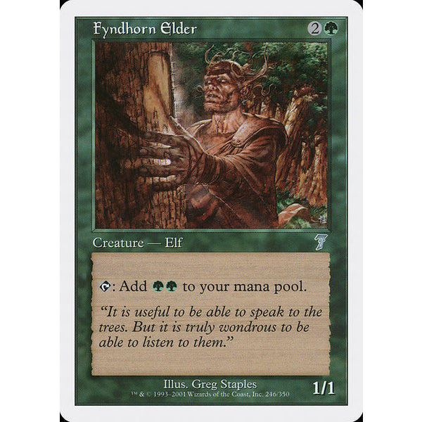 Magic: The Gathering Fyndhorn Elder (246) Lightly Played