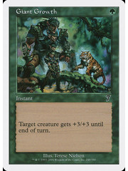 Magic: The Gathering Giant Growth (248) Lightly Played