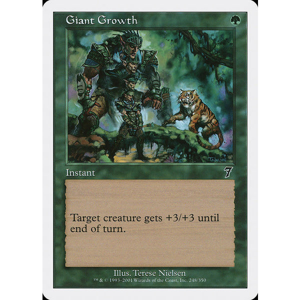 Magic: The Gathering Giant Growth (248) Lightly Played