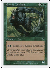 Magic: The Gathering Gorilla Chieftain (250) Lightly Played