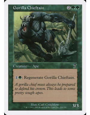 Magic: The Gathering Gorilla Chieftain (250) Lightly Played