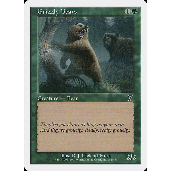 Magic: The Gathering Grizzly Bears (251) Lightly Played