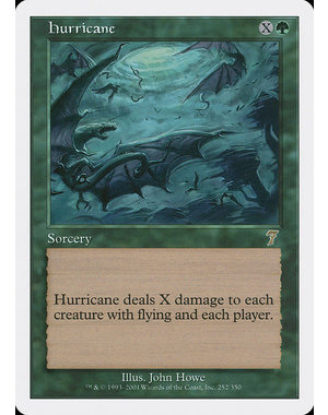 Magic: The Gathering Hurricane (252) Lightly Played