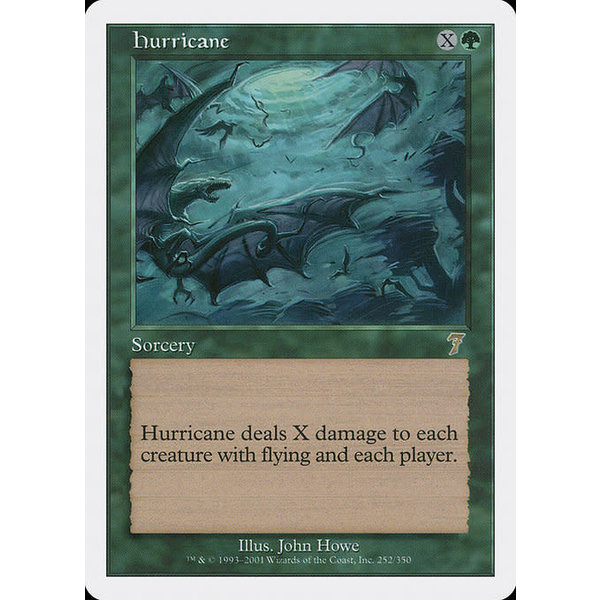 Magic: The Gathering Hurricane (252) Lightly Played